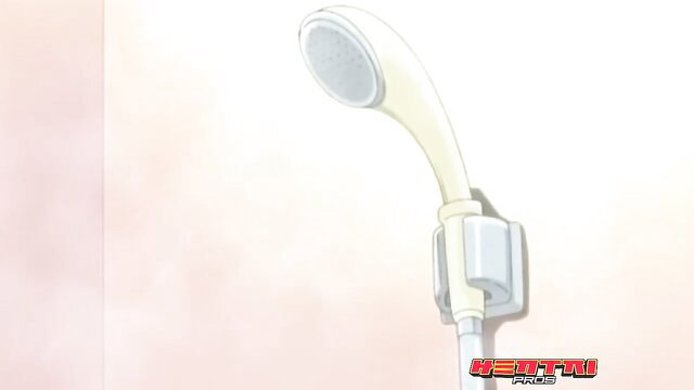 Hitomi's provocative big ass in steamy shower hentai scene