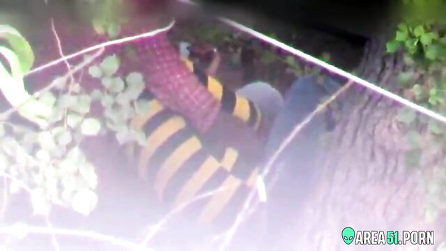 Tamil school girl sucking BF cock outdoors in park, hot desi blowjob