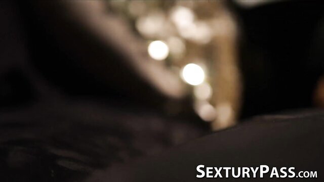 Francys Belle's tight butt being caressed