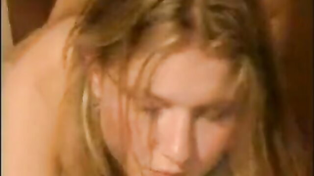 Blonde woman closeup in gentle first time anal sex scene