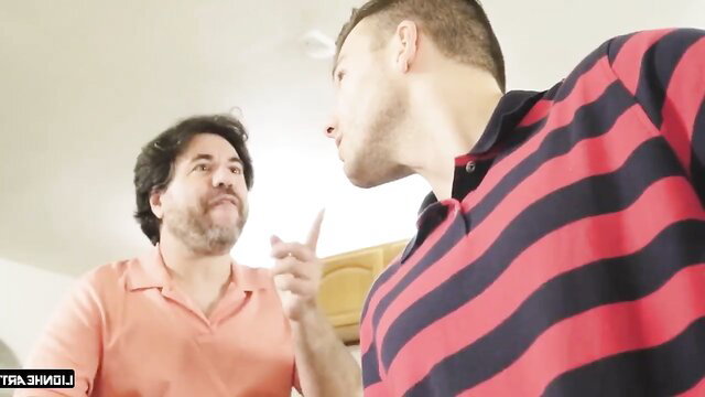 Stepdad catches busty Latina MILF fucking young stud, intense confrontation