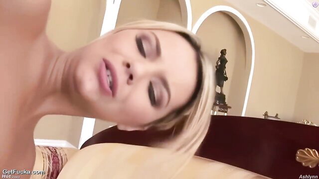 Ashlynn Brooke blonde teen with beautiful face in closeup sex scene