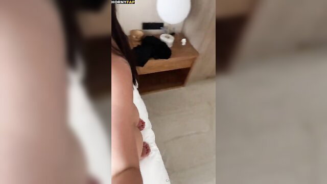 Kaia Kitsune nude Asian twerking on bed OnlyFans leak