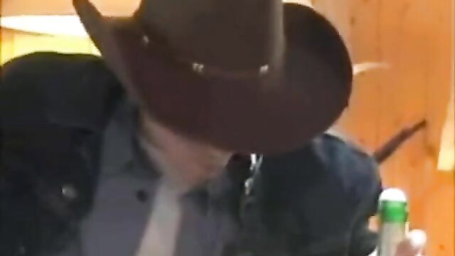 Cute young cowboy twink boyfriends in intimate scene