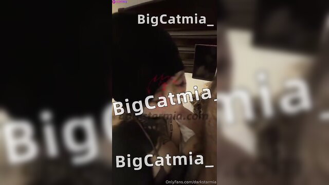BigCatMia in steamy homemade sextape thumbnail, sexy closeup