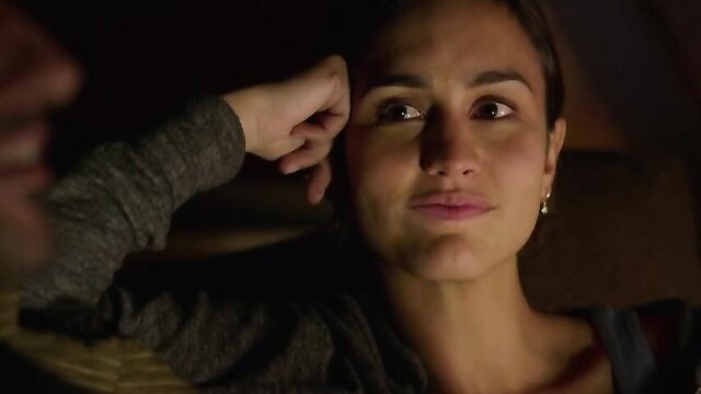 Megan Montaner sexy closeup in The Hunt, hot celeb face view