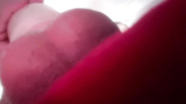 Big pink bouncy tits and balls tease in closeup moan orgasm toy pussy