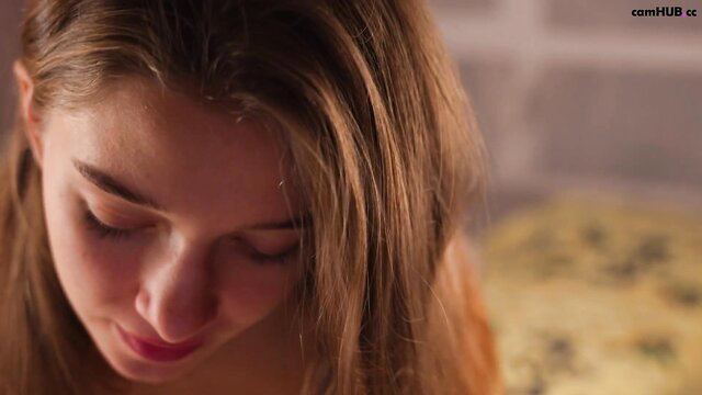 Little poetry masturbating with her eyes closed