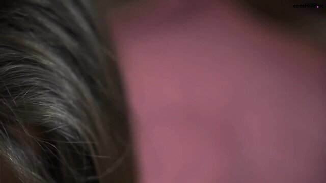 Little Poetry closeup gray hair orgasm face Chaturbate spy cam