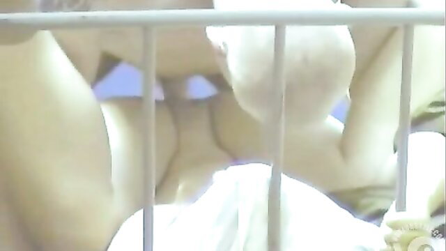 Russian soldiers gangbang dirty blonde prostitute in cage