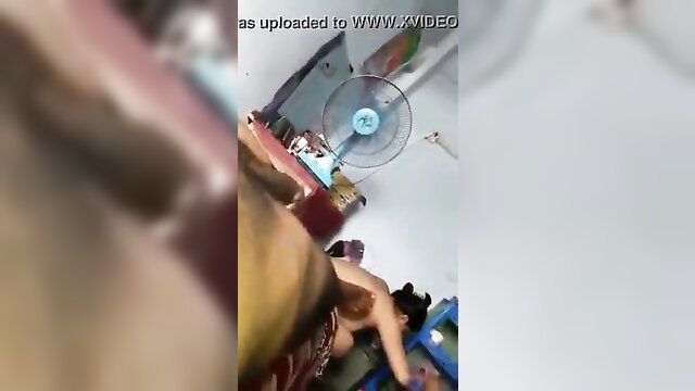 POV of sexy Indian wife fucked by husband on bed at home