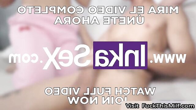 Hot teen Latina slut in pink lingerie exposing pussy closeup