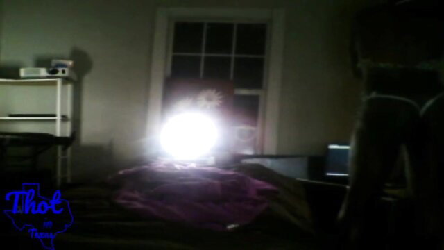 Hot black MILF shows off thick ass and curves in bedroom tease