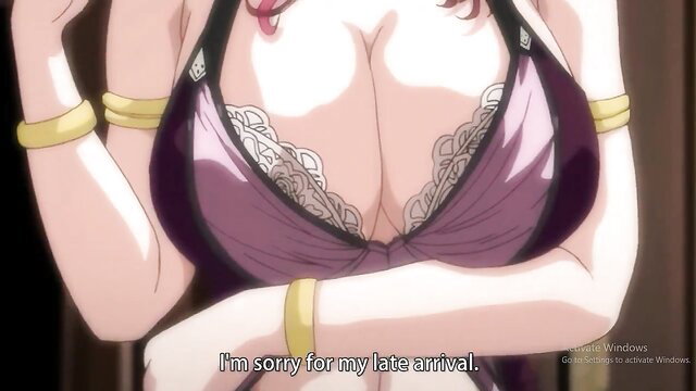 Busty Asian babe in purple lace lingerie bra, huge cleavage, gold bracelets