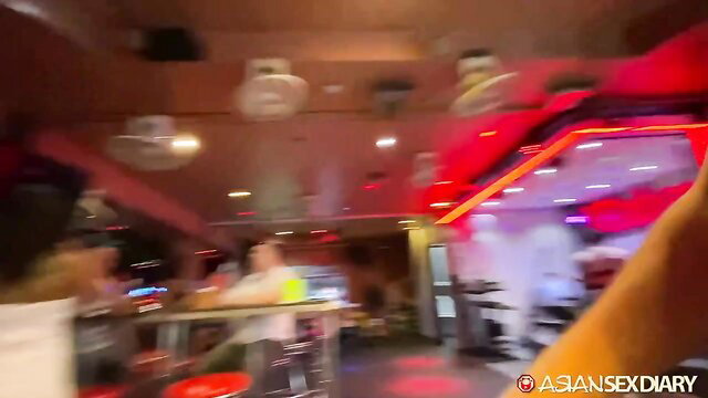 Blurry Asian sex diary club party POV thumbnail