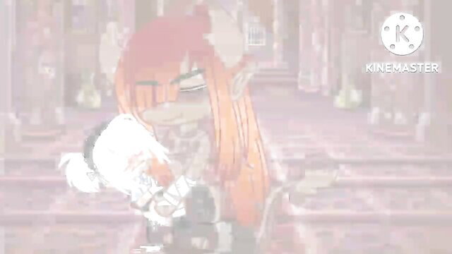 Red-haired elf girl fucked in haunted house Gacha heat gay animation