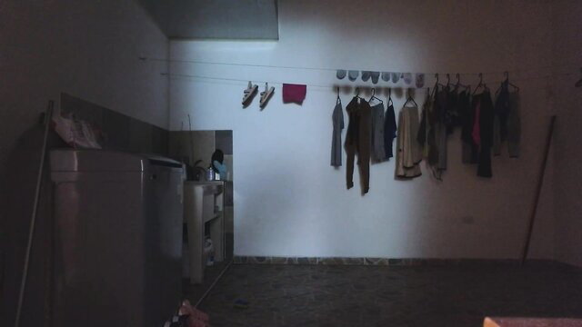 xxxtatianabustyxxx wet panties cameltoe tease in laundry room