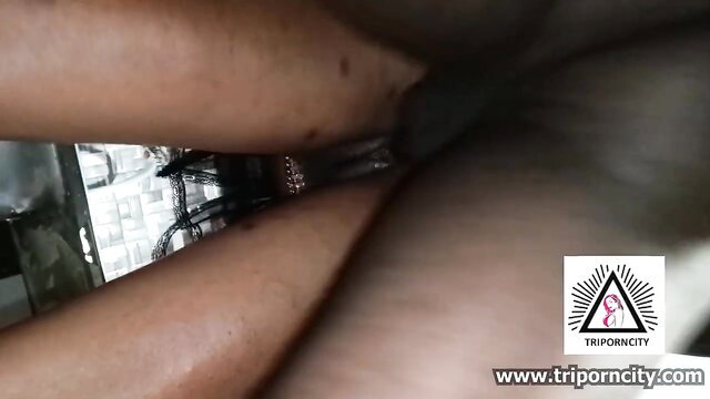 Step bro POV fucking step sis pussy in kitchen, arms spread wide