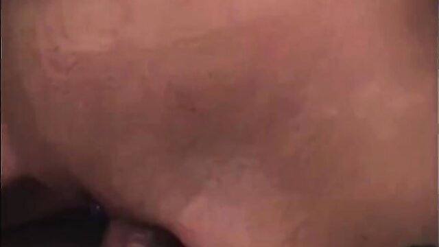 Closeup of Brooke's wet pink pussy and clit in Jim and Brooke remastered video