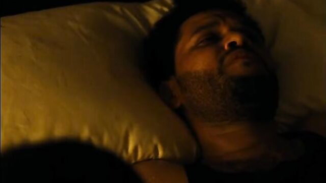 The Weeknd sleeping nude in bed, sexy celeb scene from Hurry Up Tomorrow