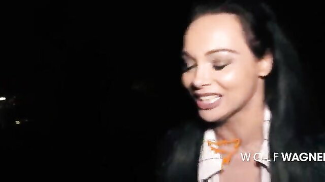 Big-titted German MILF Dirty Priscilla smirks seductively closeup