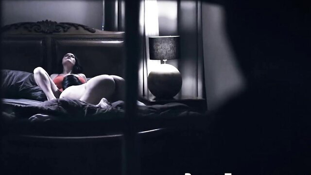 Reagan Foxx and Krissy Lynn nude exhausted after sweaty threesome