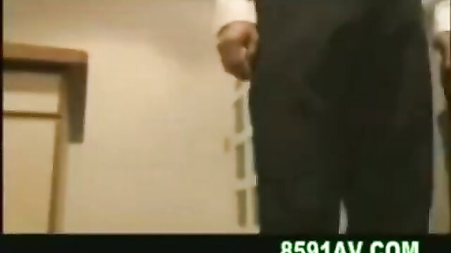 Man standing by sleeping wife in bed, potential sneaky sex setup