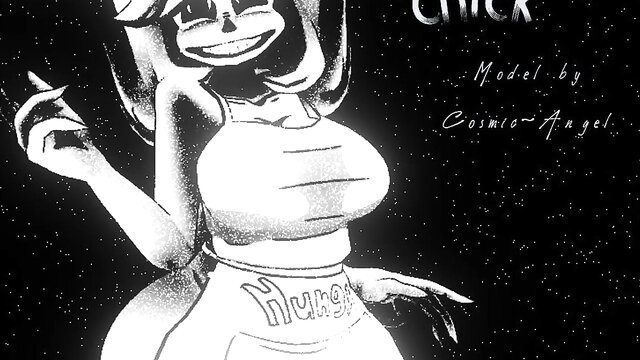 Busty hentai chick in tight uniform, Game Over erotic thumbnail