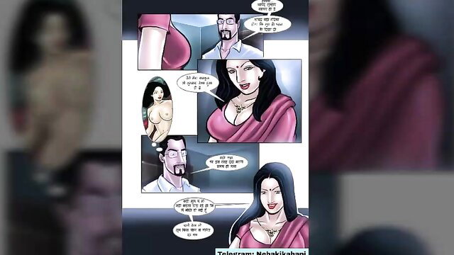 Indian bhabhi sucking and fucking big cock in hentai comic