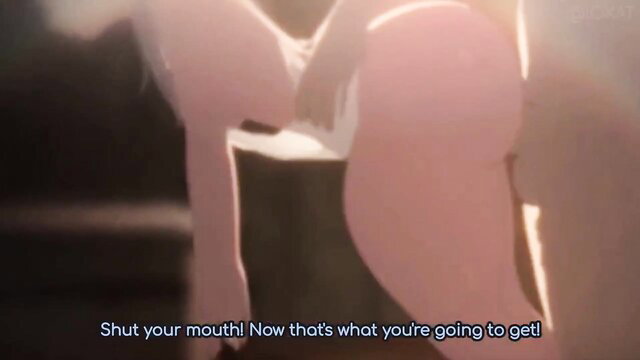 Cute elf girl bent over fucked hard from behind in air, big ass