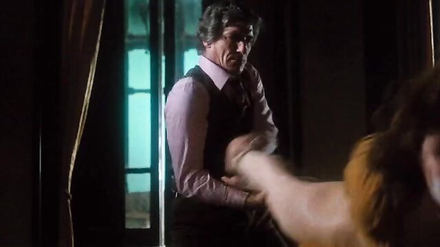 Cintia Lodetti forced sex nude tits in Contraband 1980