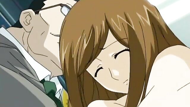 Anime office lady groped intimately by suited molester in JAV hentai