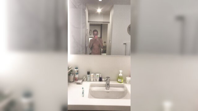 Kristen Stewart topless selfie in bathroom mirror nude tits leaked