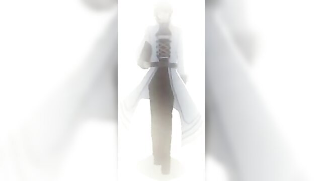 Koikishi Purely Kiss Ep.2 anime girl in sheer white translucent dress