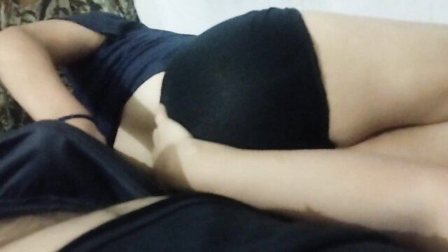 Romantic Latin couple in tight lycra mini shorts, curvy asses on display