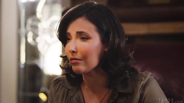 Casey Calvert emotional closeup in PureTaboo scene