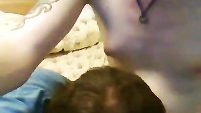 Gorgeous blonde tranny arm over man on bed, big cock sex tease