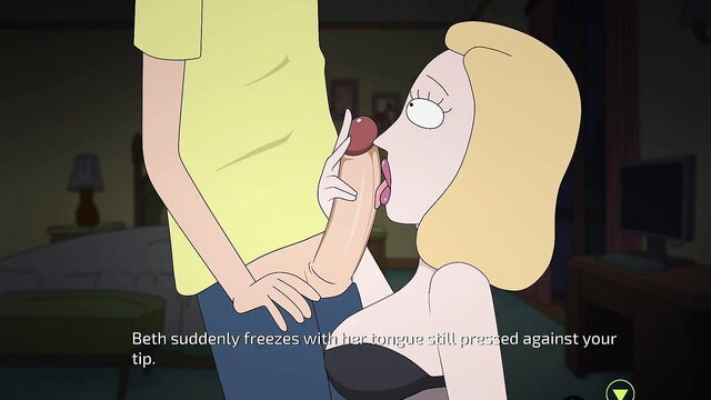 Beth Smith licks throbbing cock in Rick and Morty hentai Ep.26