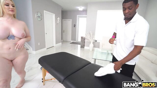 Jenna Starr nude with massager Jonathan Jordan in BangBros thumbnail