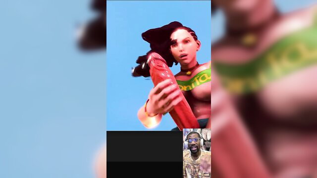 Trans HD Laura jerks hard booty weenie & sprays cum POV