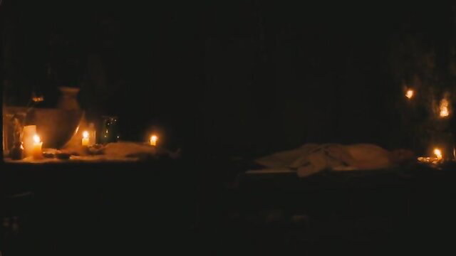 Rosy McEwen topless nude tits in Harvest 2024 celebs scene