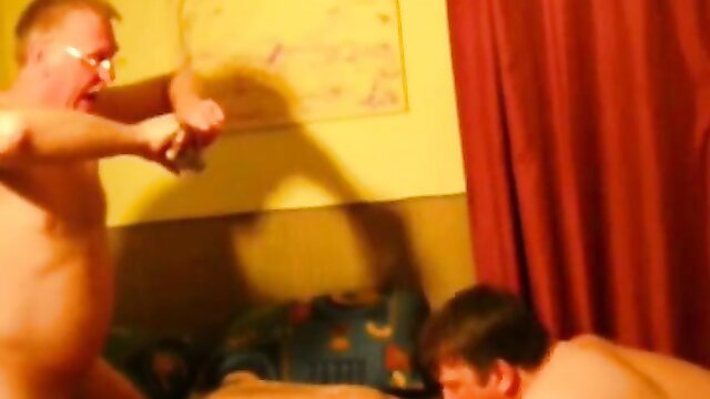 Naked bear daddies in amateur group sex with mass cumshot