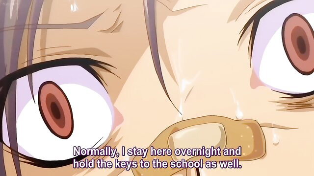 Asian JAV schoolgirl with taped mouth, teary eyes, closeup face