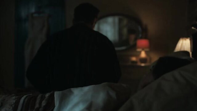 Emma Corrin sexy nude tits in My Policeman 2022 hot bed scene