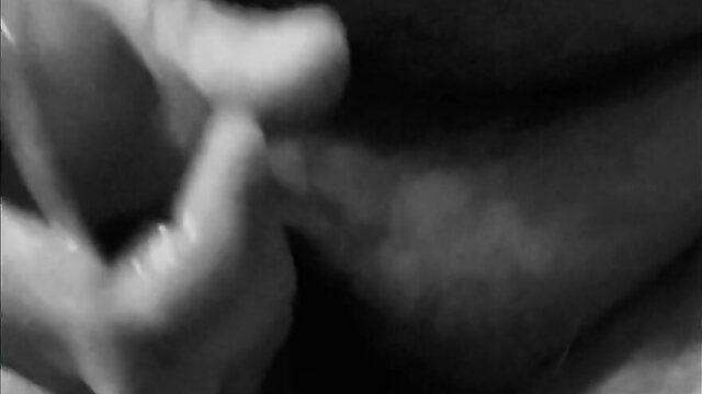 Blurry closeup of woman getting facial cumshot on face, MilfAnaliz