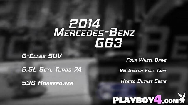 2014 Mercedes G63 SUV with huge boobs cougar car wash