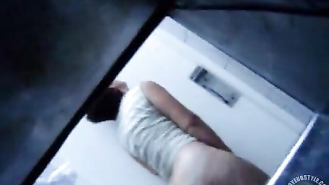 Fat ass teacher flicks clit in college toilet, exposed pussy closeup