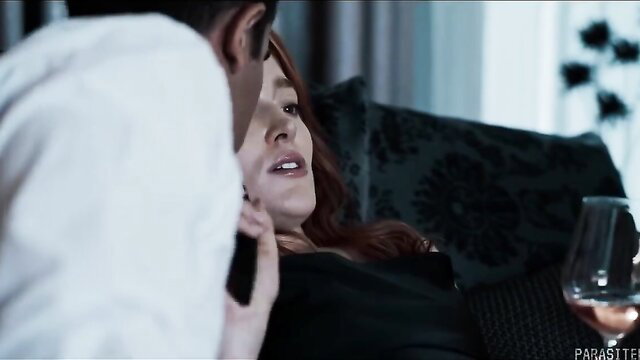 Jia Lissa and Sybil in intimate Parasited lesbian scene