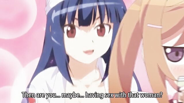 Blue-haired nurse asks shy girl about sex in PeroPero Teacher Ep.3 hentai