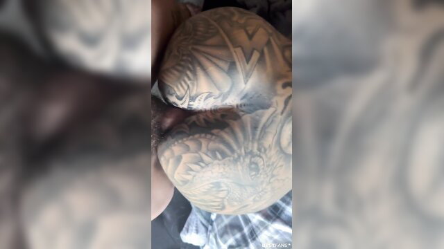 GymGamerGirl's tattooed ass pounded hard in gymgamergirl video